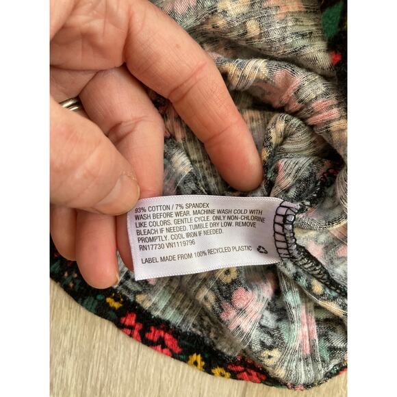 Cat & Jack Floral Stretch Pullover Top, Size 18M - Picture 4 of 4